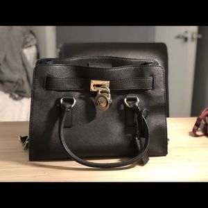 **Sold** Black Michael Kors Hamilton bag
